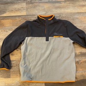Ducks Unlimited Fleece Pullover Sweater Mens X-Large Grey Sweatshirt XL